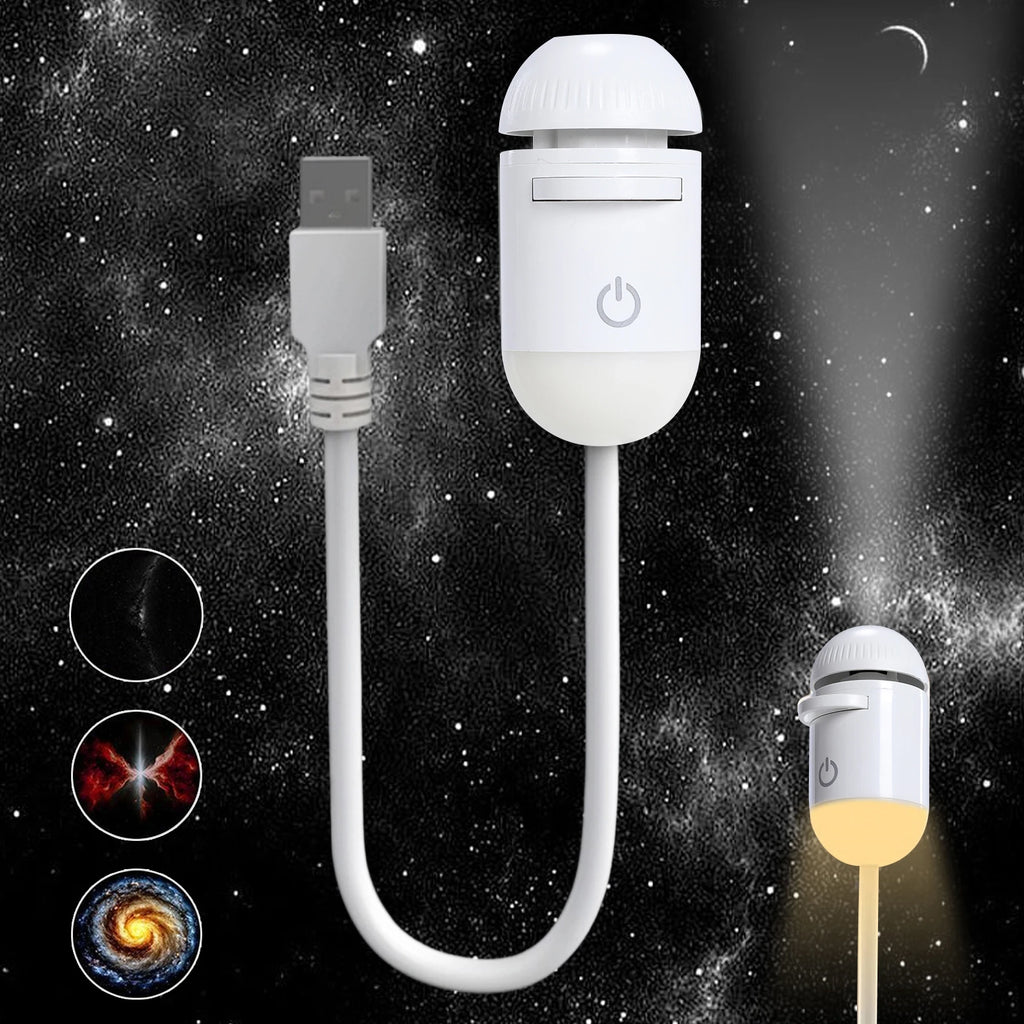 USB Star Night Light Nebula Ceiling LED Lamp Galaxy Projection Light Starry Sky Ambient Lamp for Bedroom Party and More