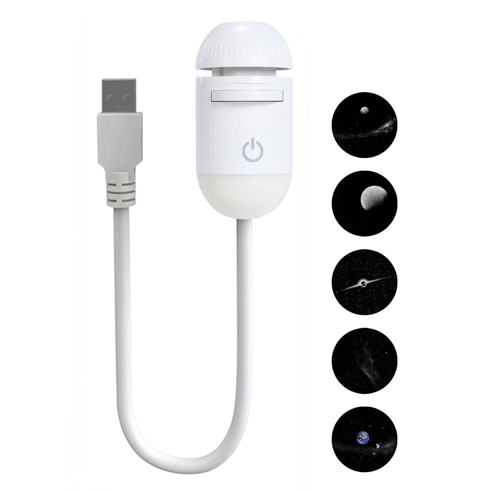 USB Star Night Light Nebula Ceiling LED Lamp Galaxy Projection Light Starry Sky Ambient Lamp for Bedroom Party and More