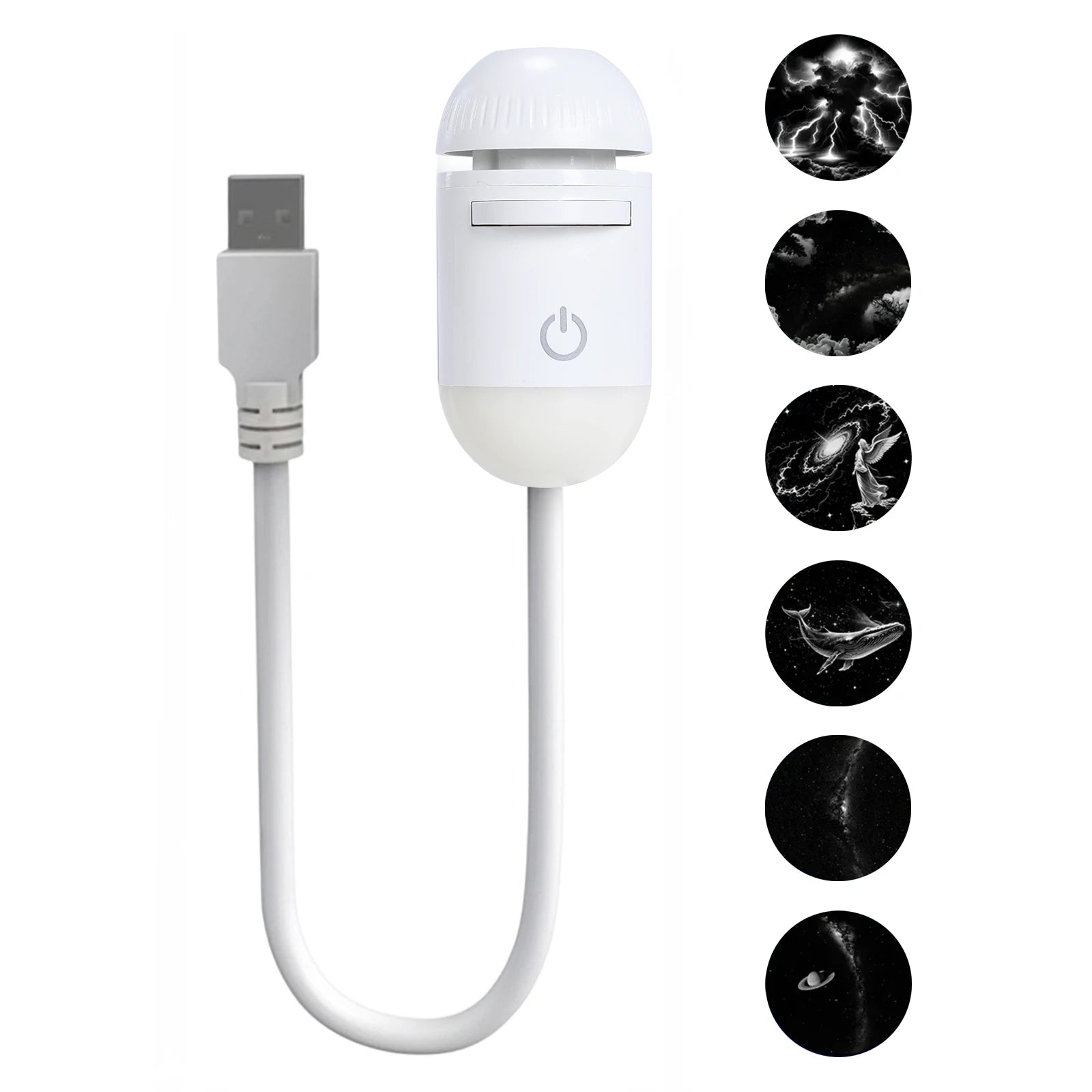 USB Star Night Light Nebula Ceiling LED Lamp Galaxy Projection Light Starry Sky Ambient Lamp for Bedroom Party and More