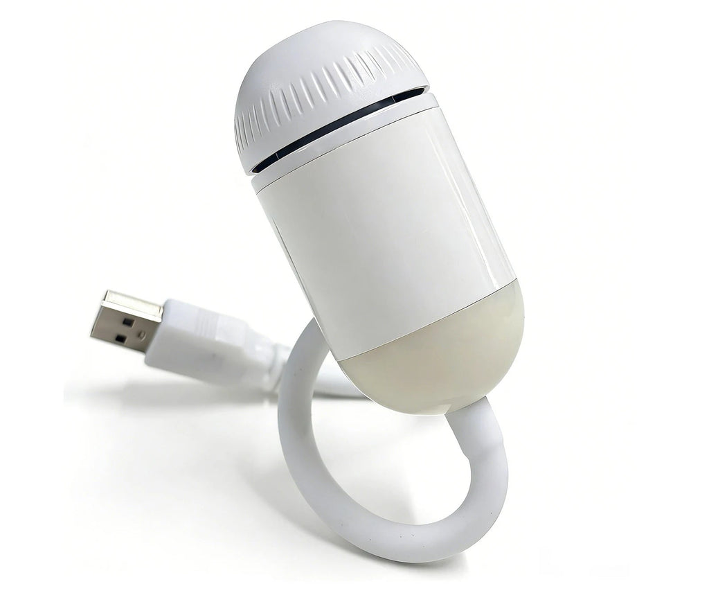 Proyector de estrellas y galaxia USB - foto de producto sobre fondo blanco